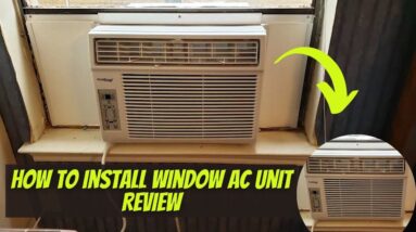 how to install window ac unit - how to put in a window ac unit - install window Air Conditioner