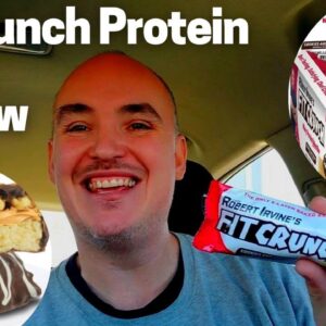 Robert Irvines Fit Crunch Cookies & Cream Protein Bar Review - Fit Crunch Protein Bar Review