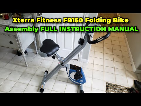 Xterra Fitness FB150 Folding Bike Assembly FULL INSTRUCTION MANUAL - Xterra Folding Bike Assembly