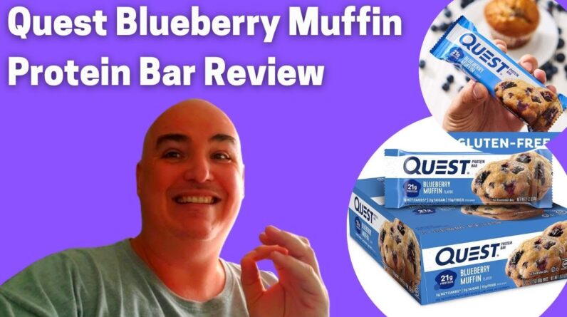 Quest Blueberry Muffin Protein Bar Review   Quest  Blueberry Muffin Review Taste Test