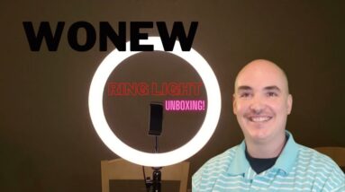 Wonew Selfie Ring Light with Tripod Stand - 12 inch Ring Light - Wonew Ring Light Tiktok Influencers