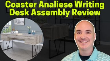 Coaster Analiese Writing Desk Assembly FULL INSTRUCTION MANUAL -  Coaster Writing Desk Assembly