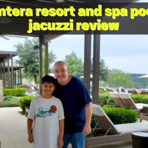 Loma de Vida Spa tour pool and jacuzzi  - La Cantera resort and spa pool and jacuzzi review