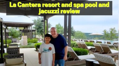 Loma de Vida Spa tour pool and jacuzzi  - La Cantera resort and spa pool and jacuzzi review