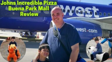 Johns Incredible Pizza Buena Park Mall  - Long Beach Mall Rides and Games  Incredible Pizza Review